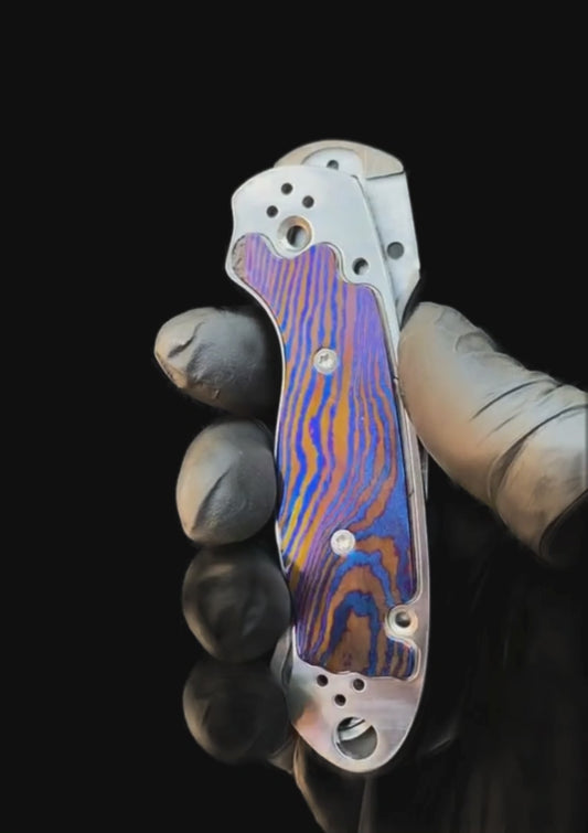 Spyderco Para 3 TC4 Titanium Scales with Mokuti Inlay — Upgrade Your Everyday Carry