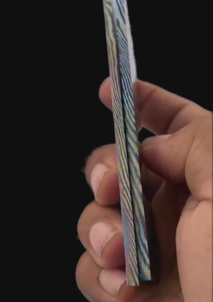 NiobiuTi Flat Billet — 0.15" × 1.57" × 5.90" | Exotic EDC Raw Material