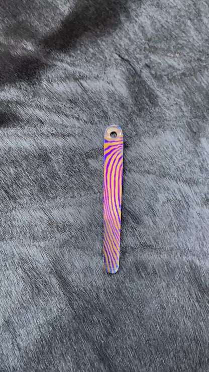 Chris Reeve Inkosi MokuTi Timascus Hand-Forged Pocket Clip