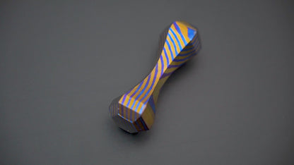 Hand Forged NiobiuTi 6 Sided Begleri Knuckle Roller Fidget Toy