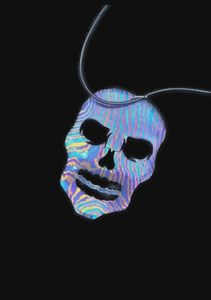 Father's Day Special | Hand Forged Mokuti Timascus Skull Head Necklace
