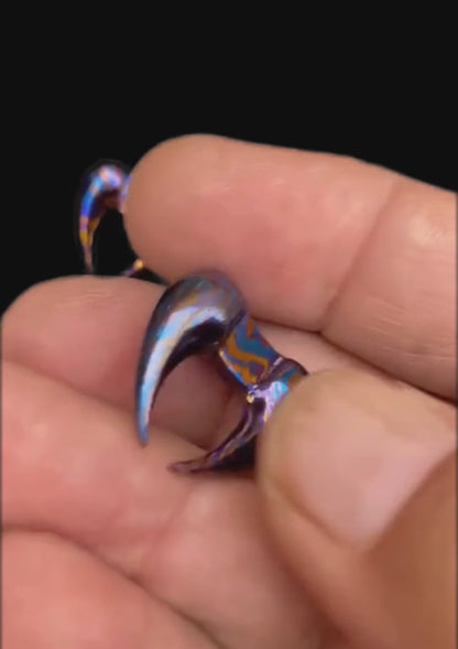 Handmade Timascus Pair of 3D CNC Cuff Links