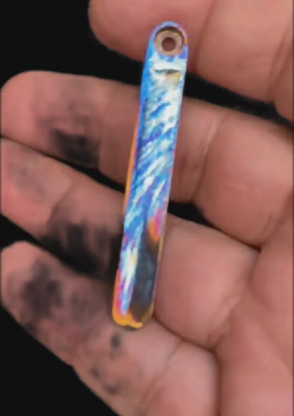 Chris Reeve Inkosi Deep Carry Hand-Forged Heat Anodised TC4 Titanium Pocket Clip